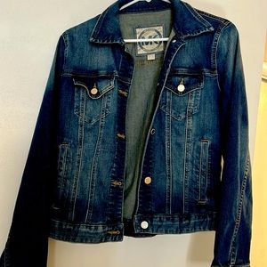 Denim jacket by by Michael Kors.